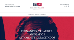 Desktop Screenshot of fernandezvelardez.com.ar